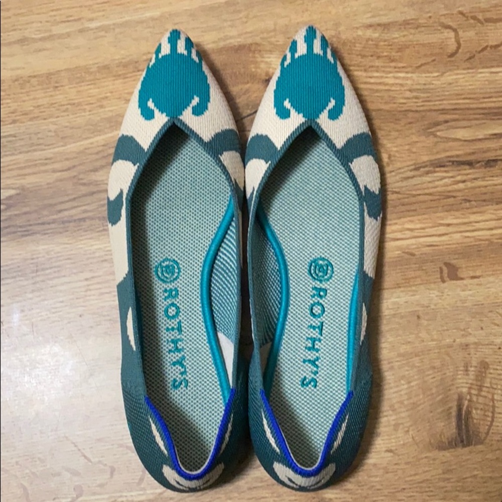 Rothy’s Moroccan Green Size 9.5